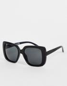 Svnx Oversized Sunglasses In Black