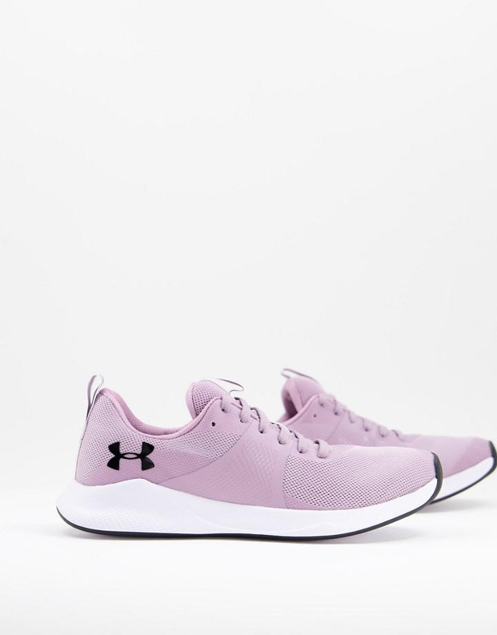 Under Armour Charged Aurora Sneakers In Mauve-purple