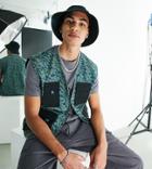South Beach Man Waterproof Utility Pocket Vest In Camo Print-multi