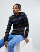 Asos Lurex Sweater With Multicoloured Stripes - Multi