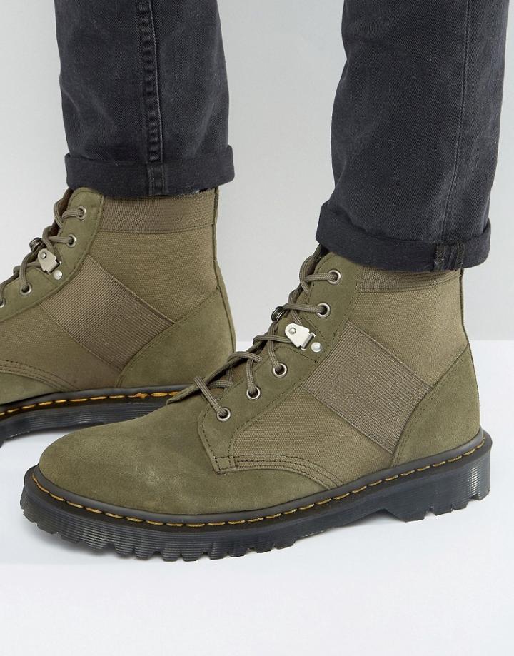 Dr Martens Beam Boots In Khaki - Green