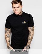 Ellesse T-shirt With Small Chest Logo - Black