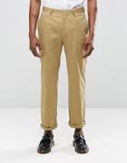 Religion Straight Leg Cropped Pants In Camel - Camel