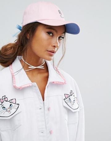 Lazy Oaf X Disney Aristocats Lace-up Cap - Pink