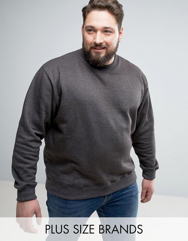 Duke Plus Sweatshirt In Gray - Gray
