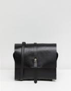 Asos Leather Clean Mini Structured Cross Body Bag - Black