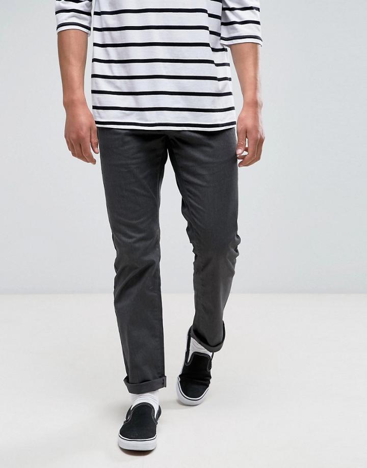 Volcom Frickin Chinos In Straight Fit - Gray