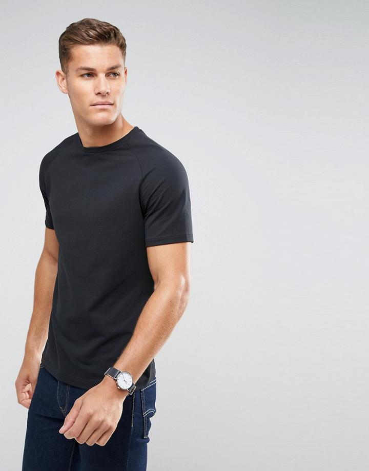 Selected Homme Short Sleeve T-shirt - Black