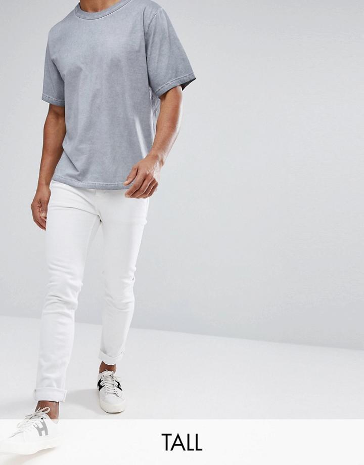 Cheap Monday Tall Tight White Skinny Jeans - White