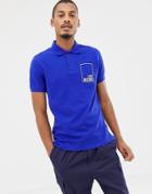 Love Moschino Box Logo Polo Shirt - Blue