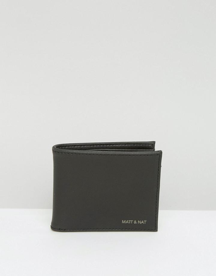 Matt & Nat Rubben Bifold Wallet - Black