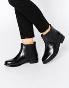 Rule London Verity Leather Chelsea Boots - Black