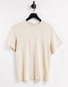 & Other Stories Organic Cotton T-shirt In Beige-neutral
