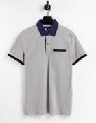 Tommy Hilfiger Burr Polo Shirt-grey
