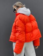 Asos Weekend Collective Oversized Puffer Jacket In Orange