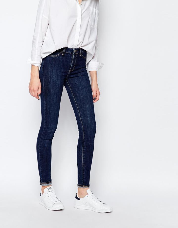 Samsoe & Samsoe High Waisted Jasmine Jeans - Blue Tales