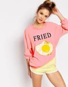 Wildfox Kim's Sweater - Neon Sign Pink