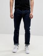 Bellfield Raw Tapered Fit Jeans - Blue