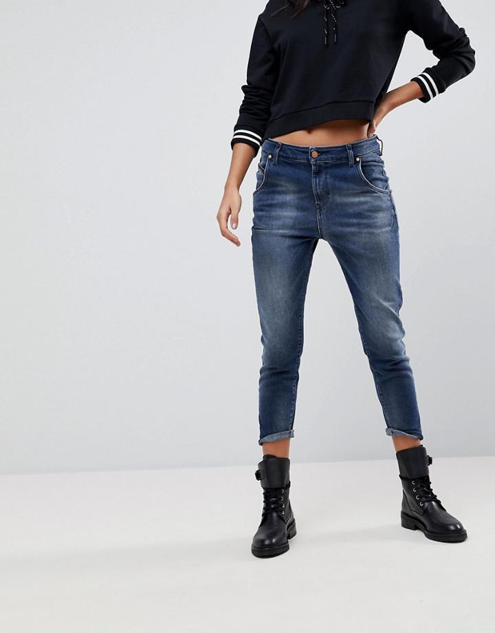 Diesel Fayza Slim Boyfriend Jean - Blue