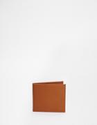Smith And Canova Leather Wallet In Tan - Tan
