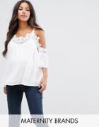 New Look Maternity Cami Top - White