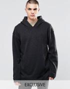 Underated Knitted Hoodie - Gray