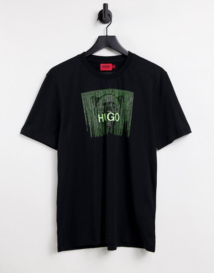 Hugo Dintage T-shirt In Black