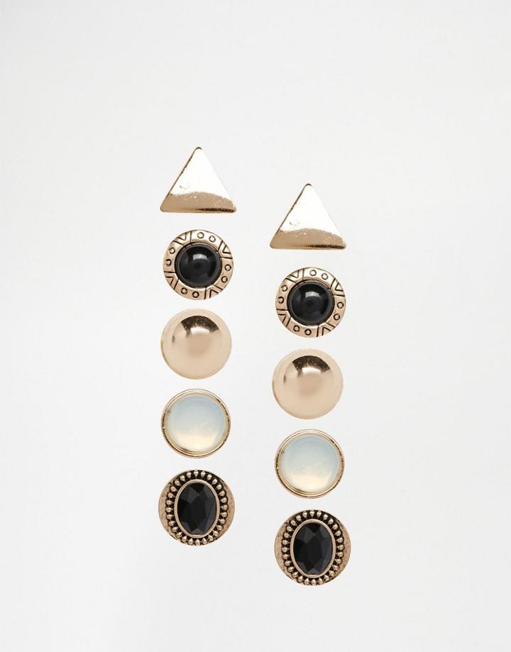 Aldo Magaro Multipack Earrings - Gold