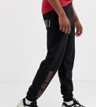 Collusion Tall Jogger With Photographic Placement Print-black