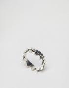 Asos Grunge Thumb Ring - Antique Silver