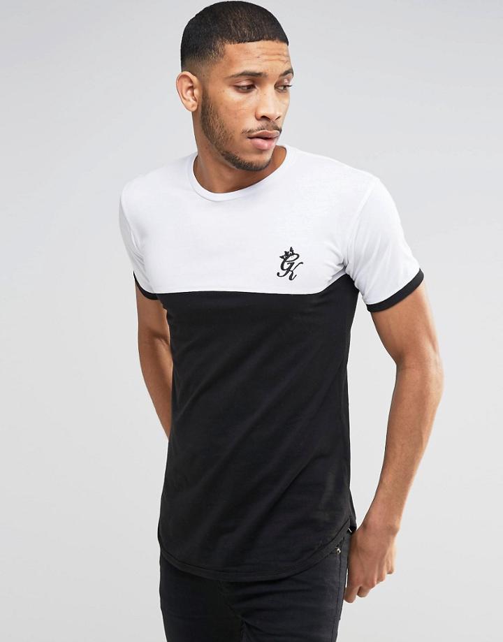 Gym King Panel T-shirt - Black