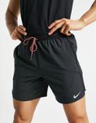 Nike Running Run Wild Flex Stride 7 Inch Shorts In Black