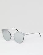 Cheap Monday Mirrored Sunglasses - Silver