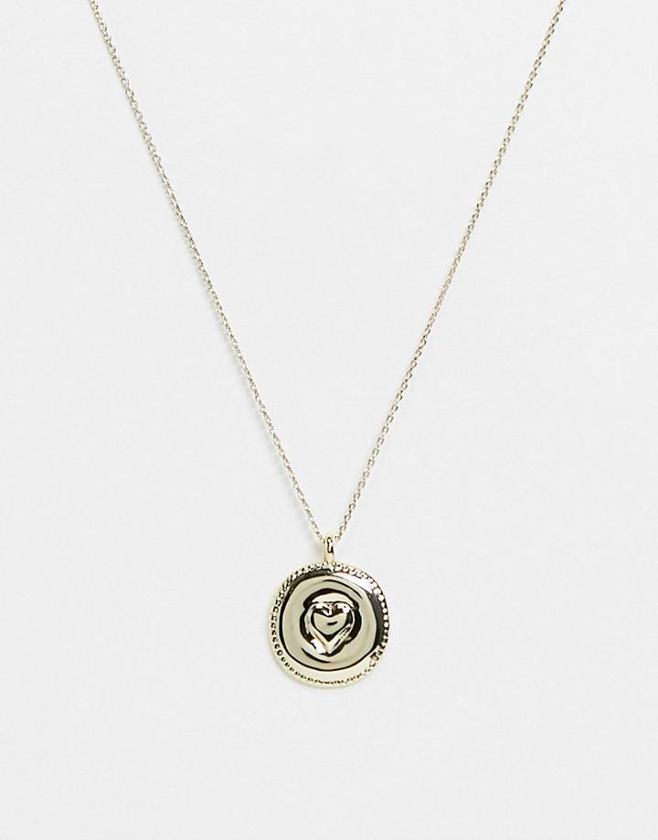 & Other Stories Heart Pendant In Gold