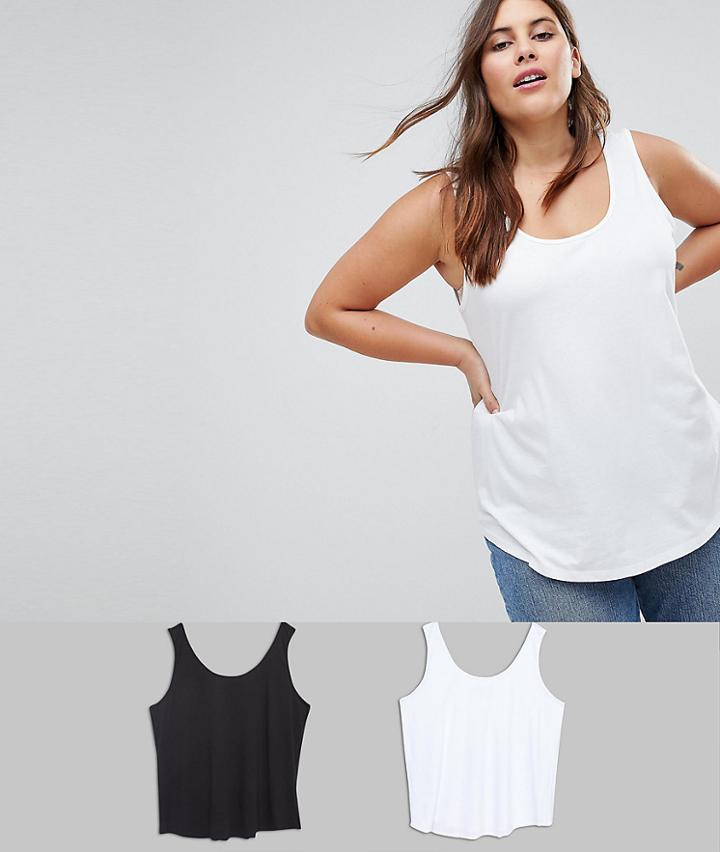 Asos Curve Ultimate Tank 2 Pack - Multi