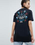 Adidas Skateboarding Oversized T-shirt With Back Print - Multi