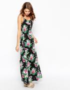 Pussycat London Maxi Dress In Floral Print - Floral