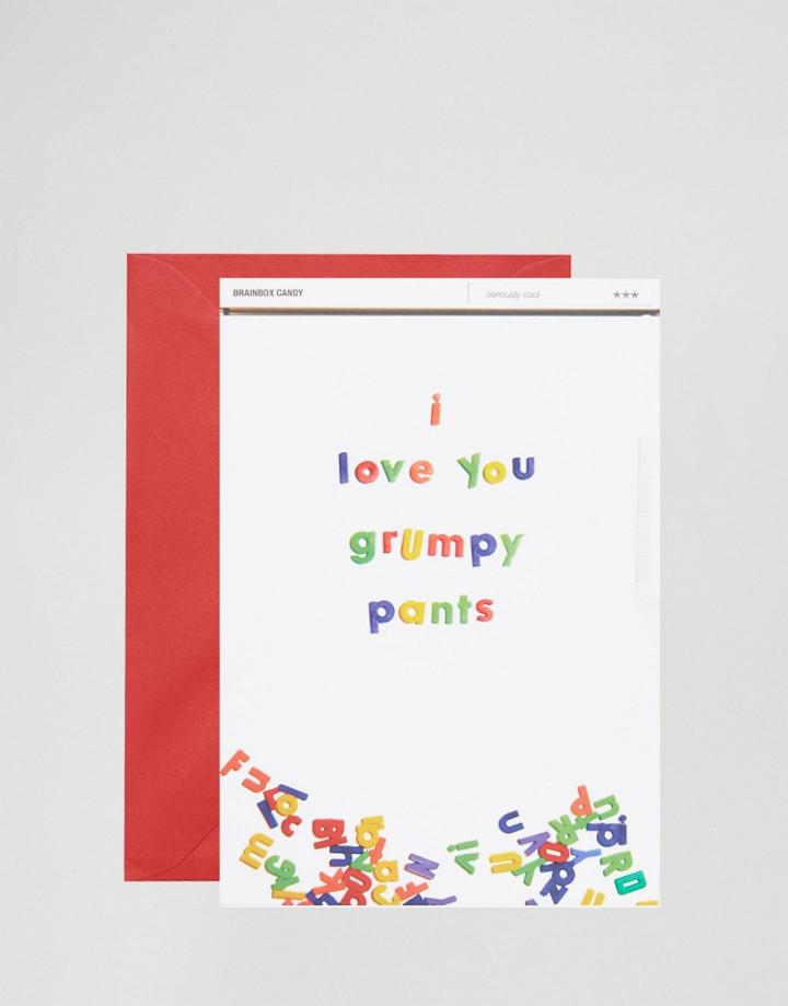 Grumpy Pants Valentine's Day Card - Multi