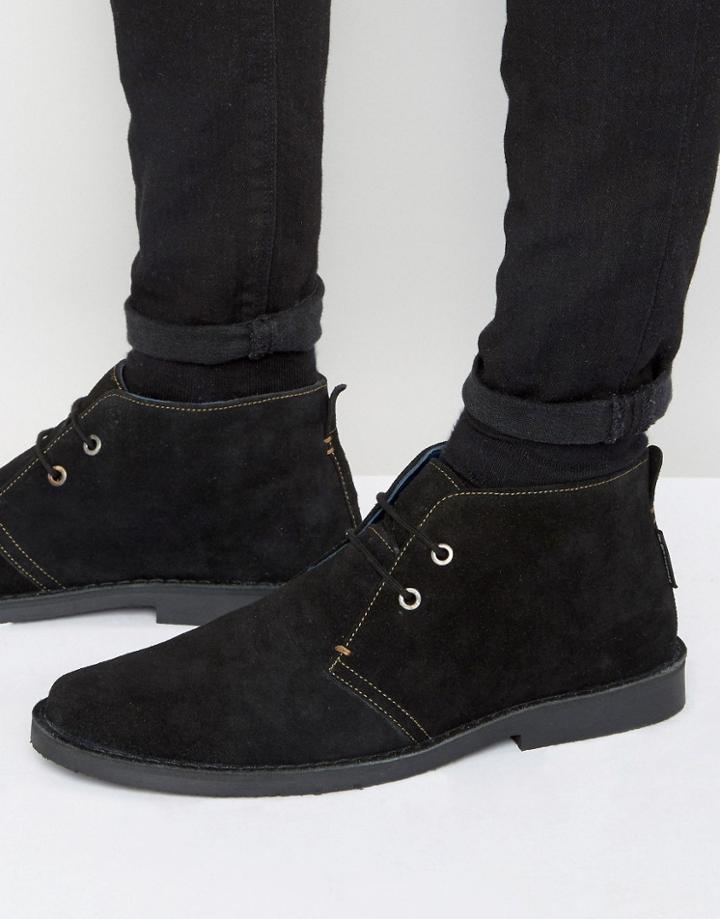 Ben Sherman Mocam Desert Boots - Black