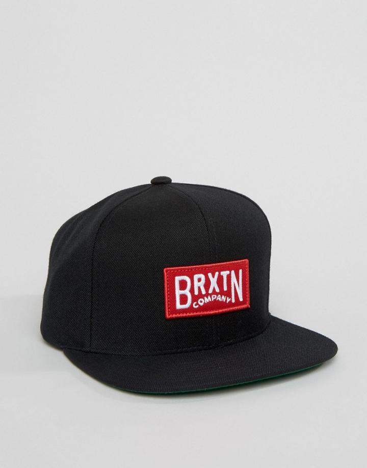 Brixton Langley Snapback Cap - Black