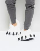 Dunlop Polar Bear Claw Slippers - White