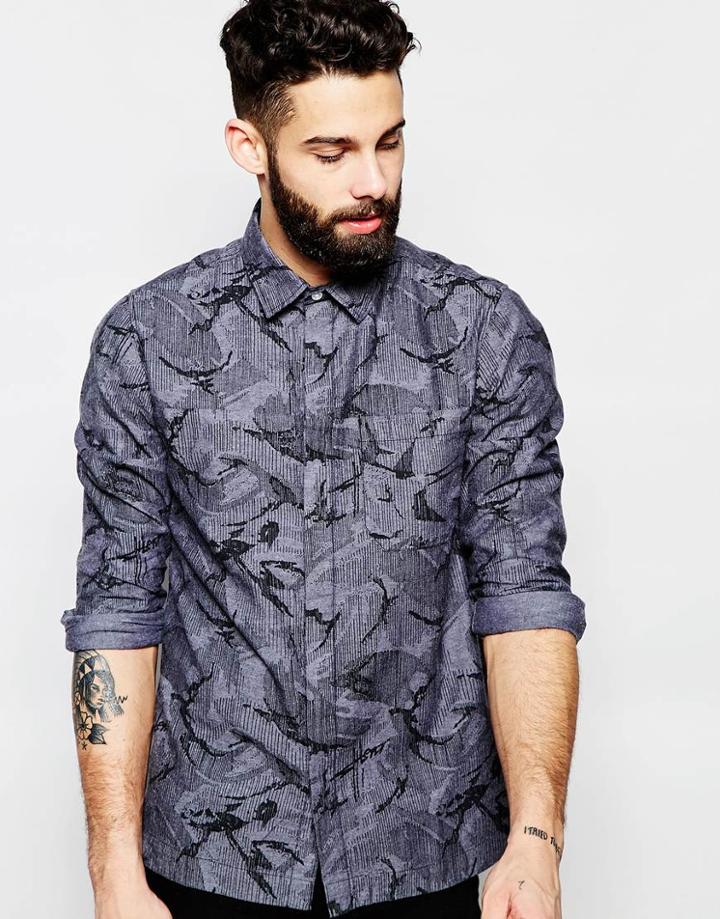 Addict Chambray Shirt Kwills Edition - Black