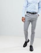 New Look Smart Skinny Pants In Gray - Gray