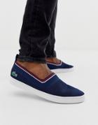 Lacoste Lydro Plimsoll In Navy