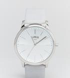 Limit Gray Faux Leather Watch Exclusive To Asos - Gray
