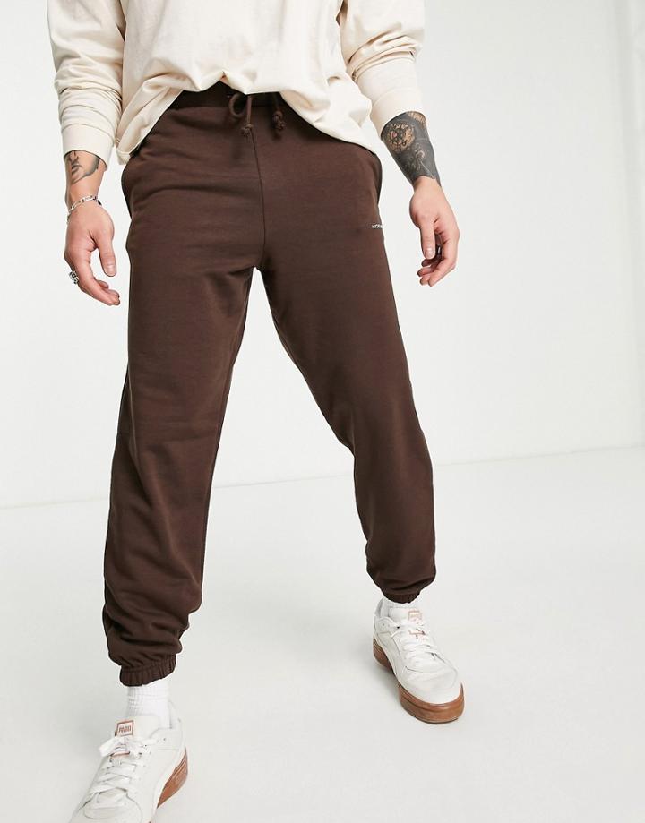 Night Addict Lone Sweatpants In Brown