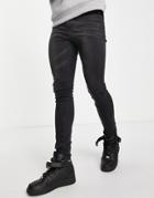 Sixth June Light Washed Denim Jeans In Gray