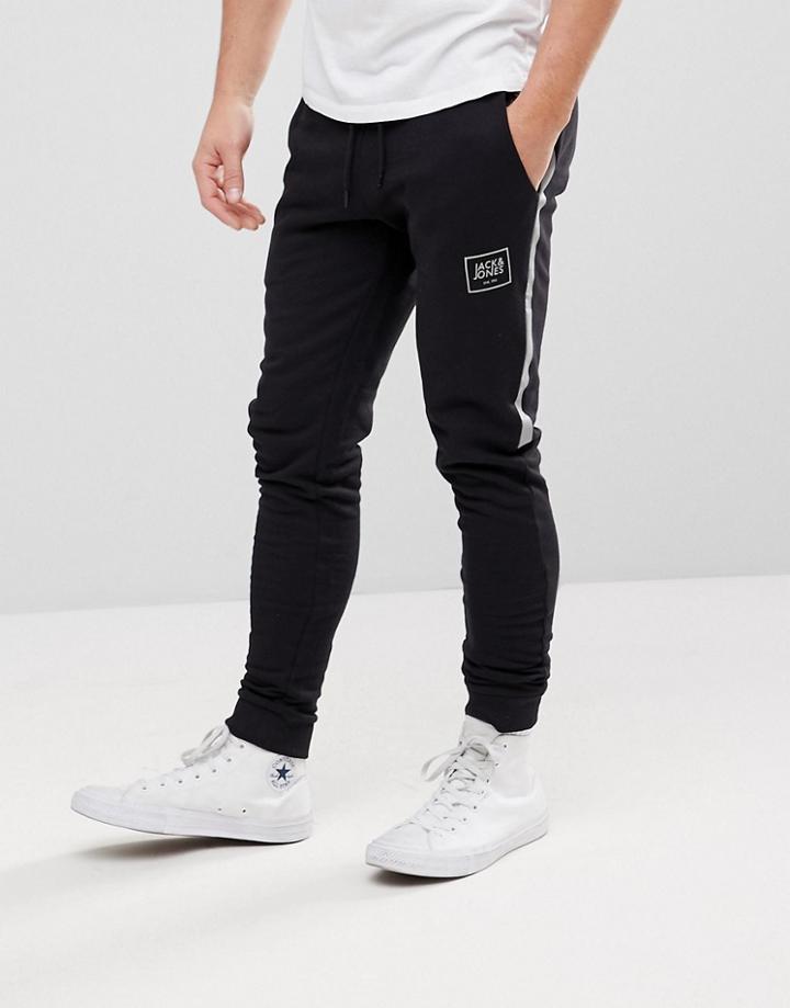 Jack & Jones Core Jogger With Branding - Black