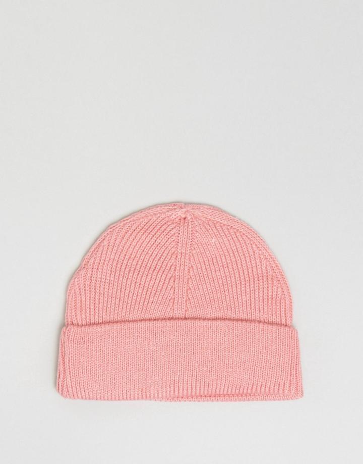 7x Beanie In Dusty Pink - Pink