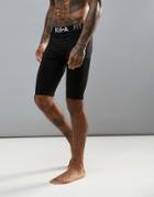 Ki5-a Branded Seamless Training Shorts - Black